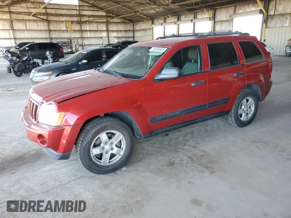 2006 Jeep Grand Cherokee Laredo with VIN 1J4GS48K06C213683, listed as a Copart auction lot 55365865 with 277,045 mi miles and Clean Title. Bid and sale history available at carsss.com. Image 1.