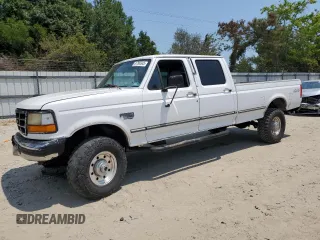 1997 Ford F-350 with VIN 1FTJW36F2VEB77191, listed as a Copart auction lot 61786345 with 274,566 mi miles and Salvage title. Bid and sale history available at DreamBid. Image 1.