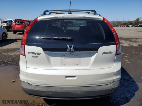 2013 Honda CR-V EX-L with VIN 5J6RM4H77DL025660, listed as a Copart auction lot 52344455 with 143,977 mi miles and Clean Title. Bid and sale history available at carsss.com. Image 6.