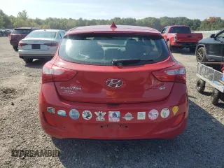 2013 Hyundai Elantra GT with VIN KMHD35LE4DU082855, listed as a Copart auction lot 71051354 with 127,040 mi miles and Salvage Title. Bid and sale history available at carsss.com. Image 6.
