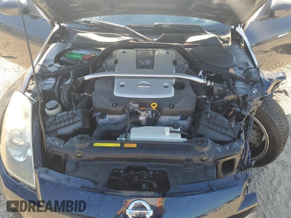 2008 Nissan 350Z Enthusiast with VIN JN1BZ36A18M852607, listed as a Copart auction lot 77838614 with 90,511 mi miles and Salvage Title. Bid and sale history available at DreamBid. Image 12.
