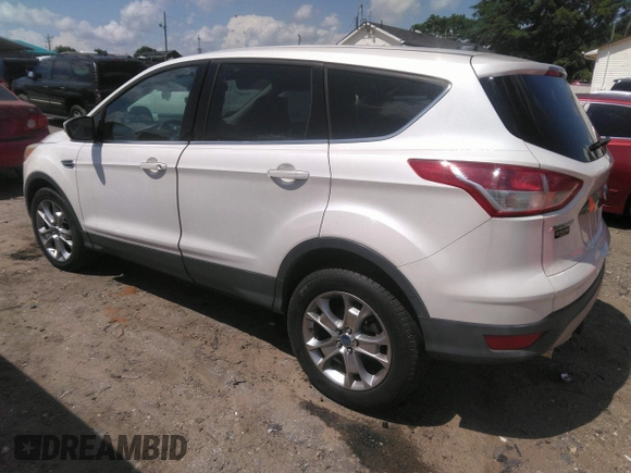 2013 Ford Escape SEL with VIN 1FMCU0HX1DUB63673, listed as a IAAI auction lot 42232003 with 116,230 mi miles and . Bid and sale history available at DreamBid. Image 3.