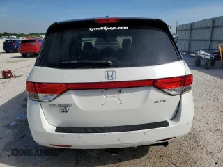 2014 Honda Odyssey Touring with VIN 5FNRL5H98EB059790, listed as a Copart auction lot 50547555 with Not Provided miles and Salvage Title. Bid and sale history available at DreamBid. Image 6.