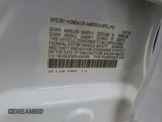 2019 Acura ILX Premium z VIN 19UDE2F8XKA000369, wystawiony jako Copart lot #43128315 z przebiegiem 43 503 mil mil oraz Szkoda całkowita • Salvage title. Historia ofert i sprzedaży dostępna na DreamBid. Obrazek 13.