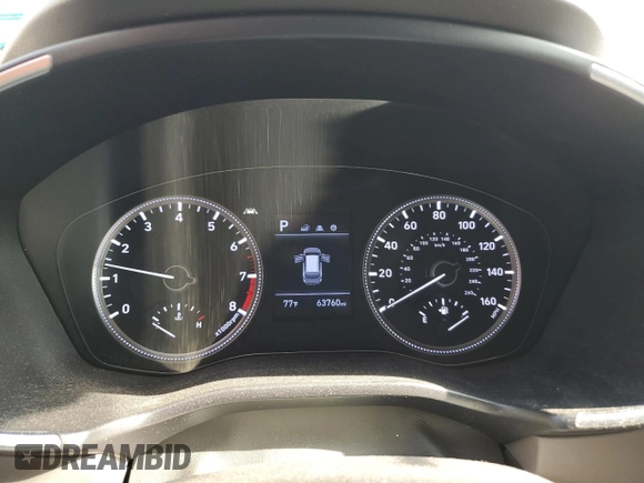 2019 Hyundai Santa Fe SE z VIN 5NMS2CAD2KH130516, wystawiony jako Copart lot #55349435 z przebiegiem 63 760 mil mil oraz Szkoda całkowita • Salvage title. Historia ofert i sprzedaży dostępna na DreamBid. Obrazek 9.