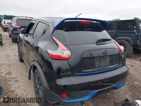 2015 Nissan Juke S with VIN JN8AF5MR3FT508225, listed as a IAAI auction lot 41066571 with 131,319 mi miles. Bid and sale history available at carsss.com. Image 3.