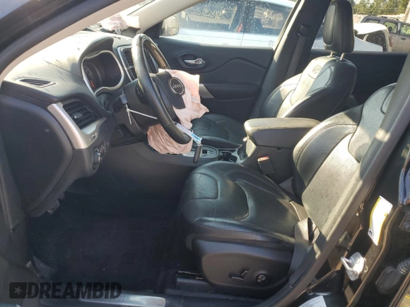 2016 Jeep Cherokee Overland with VIN 1C4PJLJS9GW297855, listed as a Copart auction lot 74024414 with 163,578 mi miles and Salvage title. Bid and sale history available at DreamBid. Image 7.