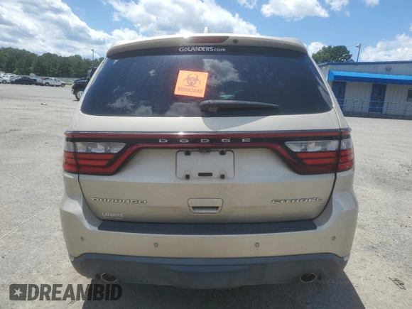 2015 Dodge Durango Citadel with VIN 1C4SDHET0FC873740, listed as a Copart auction lot 56067255 with 131,362 mi miles and Salvage title. Bid and sale history available at DreamBid. Image 6.