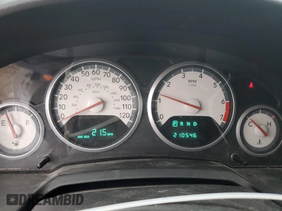 2010 Dodge Grand Caravan SXT with VIN 2D4RN5D12AR244722, listed as a Copart auction lot 43725005 with 210,546 mi miles and Clean Title. Bid and sale history available at DreamBid. Image 9.