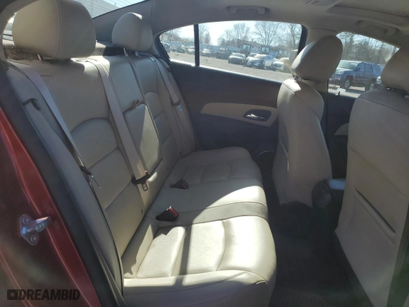2012 Chevrolet Cruze LTZ with VIN 1G1PH5SC2C7364565, listed as a Copart auction lot 49767895 with 127,513 mi miles and Salvage Title. Bid and sale history available at carsss.com. Image 10.