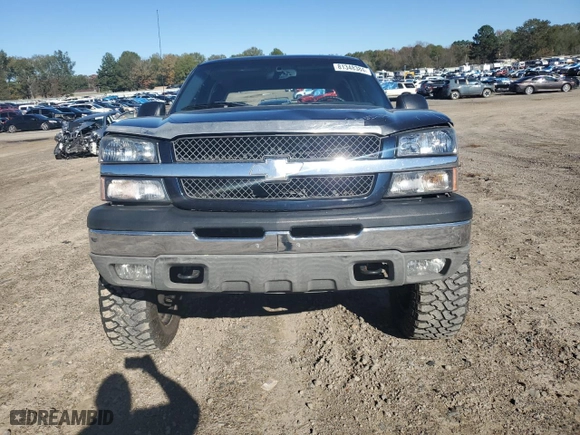 2004 Chevrolet Silverado 1500 Crew Cab LS with VIN 2GCEK13T541390454, listed as a Copart auction lot 81348384 with 0 mi miles and Salvage Title. Bid and sale history available at carsss.com. Image 5.