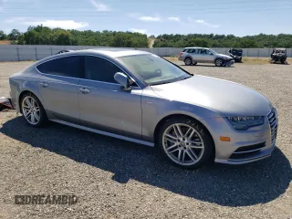 2016 Audi A7 3.0 Premium Plus with VIN WAUWGAFC5GN011292, listed as a Copart auction lot 53517734 with Not Provided miles and Salvage Title. Bid and sale history available at carsss.com. Image 4.