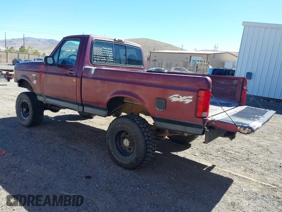 1996 Ford F-150 with VIN 1FTEF14H4TLA40692, listed as a IAAI auction lot 41879207 with 190,355 mi miles. Bid and sale history available at carsss.com. Image 3.