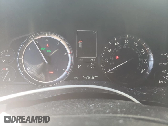 2020 Lexus LX 570 with VIN JTJDY7AX9L4332897, listed as a Copart auction lot 71180324 with 42,878 mi miles and Salvage title. Bid and sale history available at DreamBid. Image 9.