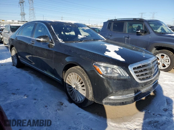 2018 Mercedes-Benz S 560 with VIN WDDUG8GB5JA382224, listed as a Copart auction lot 88408125 with 80,825 mi miles and Salvage Title. Bid and sale history available at carsss.com. Image 4.