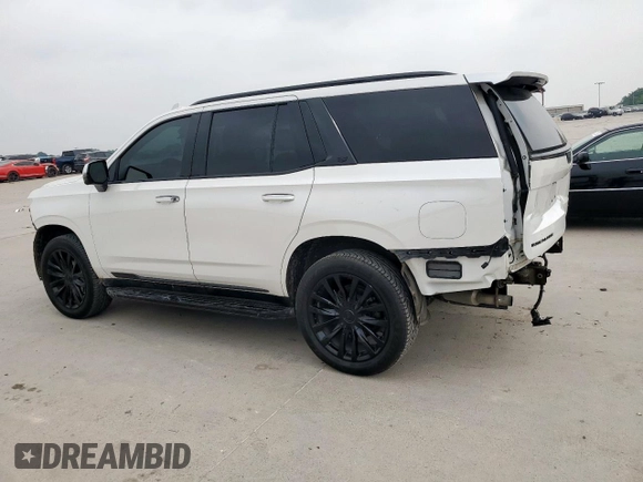 2022 Cadillac Escalade RWD Premium Luxury with VIN 1GYS3BKL2NR355879, listed as a Copart auction lot 56738155 with Not provided miles and Salvage title. Bid and sale history available at DreamBid. Image 2.