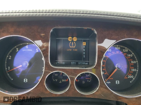 2008 Bentley Continental GT z VIN SCBDR33W18C051660, wystawiony jako Copart lot #75186713 z przebiegiem 61 344 mil mil oraz . Historia ofert i sprzedaży dostępna na DreamBid. Obrazek 9.