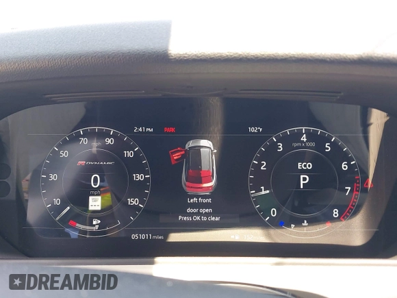 2018 Land Rover Range Rover Velar R-Dynamic SE z VIN SALYL2RX1JA747276, wystawiony jako IAAI lot #42466282 z przebiegiem 51 011 mil mil oraz . Historia ofert i sprzedaży dostępna na DreamBid. Obrazek 7.