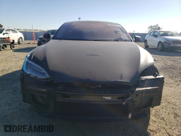 2017 Tesla Model S 100D with VIN 5YJSA1E22HF192735, listed as a Copart auction lot 88709355 with 100,039 mi miles and Salvage Title. Bid and sale history available at carsss.com. Image 5.