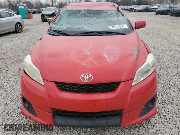 2010 Toyota Matrix with VIN 2T1KU4EE6AC263402, listed as a Copart auction lot 52811555 with Not Provided miles and Salvage Title. Bid and sale history available at carsss.com. Image 5.