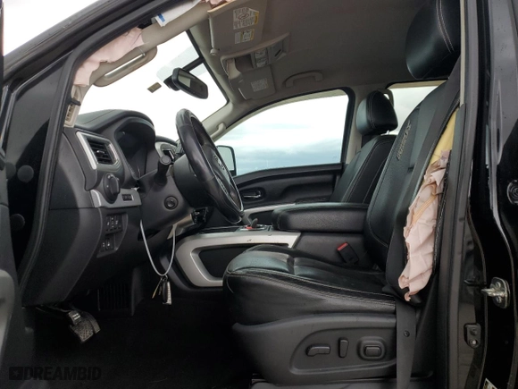 2017 Nissan Titan XD PRO-4X with VIN 1N6BA1F43HN555395, listed as a Copart auction lot 71322364 with 122,826 mi miles and Salvage Title. Bid and sale history available at carsss.com. Image 7.