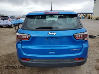 2021 Jeep Compass Sport z VIN 3C4NJCAB1MT576970, wystawiony jako Copart lot #43081635 z przebiegiem 42 759 mil mil oraz Szkoda całkowita • Salvage title. Historia ofert i sprzedaży dostępna na DreamBid. Obrazek 6.