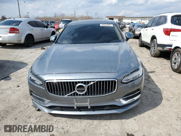 2017 Volvo S90 Inscription with VIN YV1A22ML1H1001821, listed as a Copart auction lot 46078893 with 62,122 mi miles. Bid and sale history available at carsss.com. Image 5.