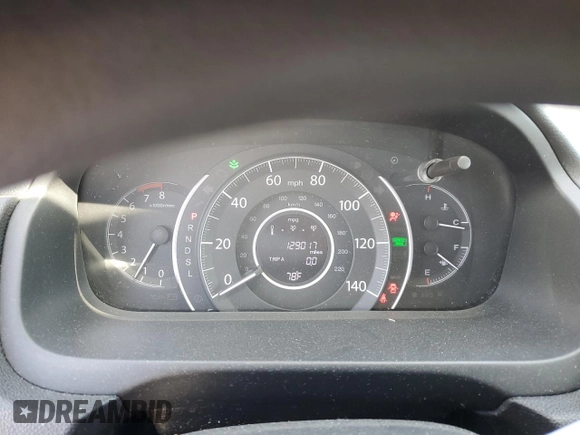 2016 Honda CR-V LX with VIN 5J6RM4H34GL040800, listed as a Copart auction lot 53055124 with 129,017 mi miles and Salvage Title. Bid and sale history available at carsss.com. Image 9.