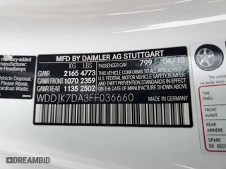 2015 Mercedes-Benz SL-Class SL 550 with VIN WDDJK7DA3FF036660, listed as a Copart auction lot 85599904 with 55,383 mi miles and Salvage Title. Bid and sale history available at carsss.com. Image 12.