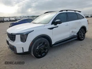 2024 Kia Sorento X-Line SX Prestige z VIN 5XYRKDJF7RG305918, wystawiony jako Copart lot #57844315 z przebiegiem 7 620 mil mil oraz Szkoda całkowita • Salvage title. Historia ofert i sprzedaży dostępna na DreamBid. Obrazek 1.