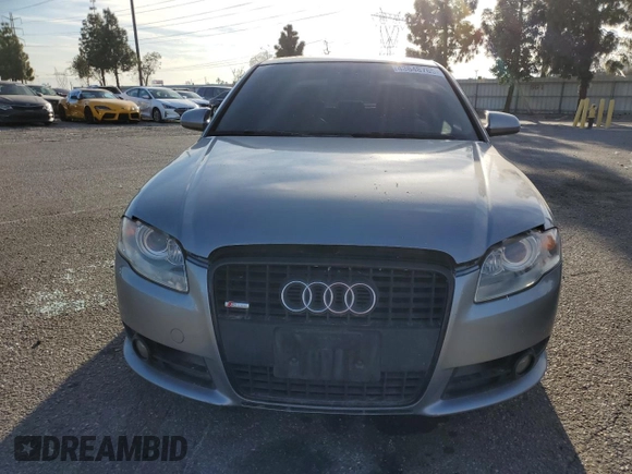 2007 Audi A4 2.0T with VIN WAUBF78E87A113423, listed as a Copart auction lot 43648765 with 114,734 mi miles and Salvage Title. Bid and sale history available at carsss.com. Image 5.