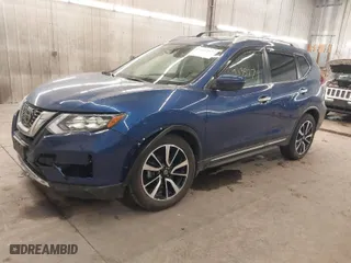 2019 Nissan Rogue S with VIN 5N1AT2MV0KC781922, listed as a IAAI auction lot 41213577 with 54393 miles. Bid and sale history available at carsss.com. Image 2.