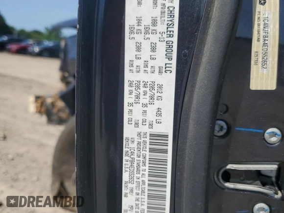 2014 Jeep Patriot Sport with VIN 1C4NJPBA4ED552652, listed as a Copart auction lot 61817315 with 90,212 mi miles and Non repairable. Bid and sale history available at DreamBid. Image 13.