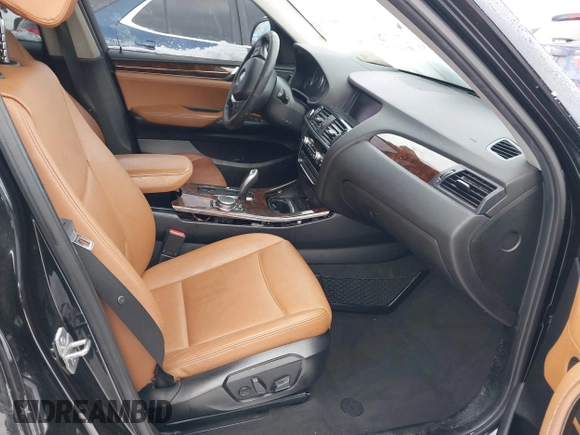 2016 BMW X3 xDrive28i with VIN 5UXWX9C56G0D91524, listed as a IAAI auction lot 41223291 with 200,605 mi miles. Bid and sale history available at carsss.com. Image 5.