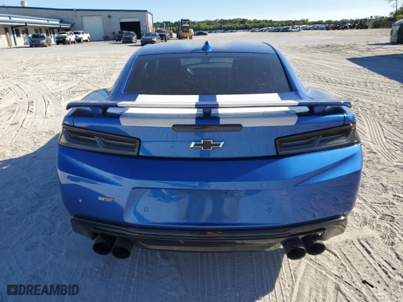 2017 Chevrolet Camaro 2SS with VIN 1G1FH1R77H0125557, listed as a Copart auction lot 49677725 with 76,807 mi miles and Salvage Title. Bid and sale history available at carsss.com. Image 6.
