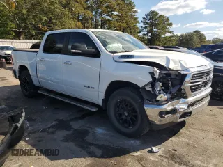 2019 Ram 1500 Big Horn with VIN 1C6SRFFT1KN856276, listed as a Copart auction lot 77247224 with 62,049 mi miles and Salvage title. Bid and sale history available at DreamBid. Image 4.