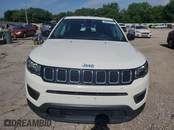 2018 Jeep Compass Sport с VIN 3C4NJCAB3JT123431, выставлен на аукционе Copart как лот 58603935 с пробегом 128 109 миль миль и Списание • Salvage title. История ставок и продаж доступна на DreamBid. Изображение 5.
