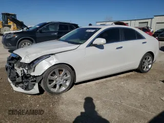 2016 Cadillac ATS Sedan Luxury Collection RWD with VIN 1G6AB5SX7G0101703, listed as a Copart auction lot 49234855 with 117,600 mi miles and Salvage Title. Bid and sale history available at carsss.com. Image 1.