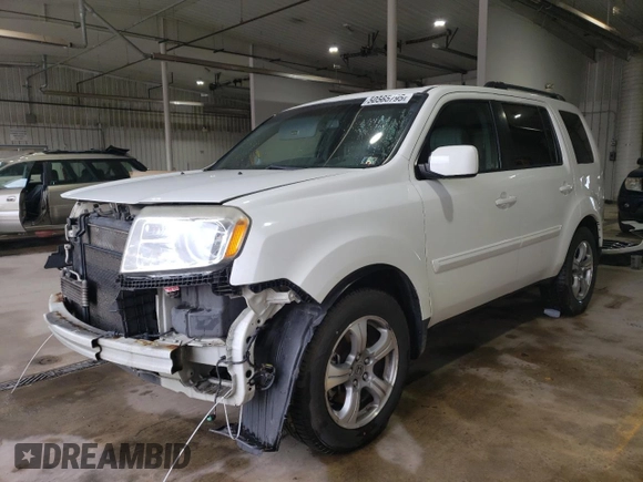 2012 Honda Pilot EX-L with VIN 5FNYF4H58CB036954, listed as a Copart auction lot 50565795 with 174,282 mi miles and Salvage Title. Bid and sale history available at DreamBid. Image 1.