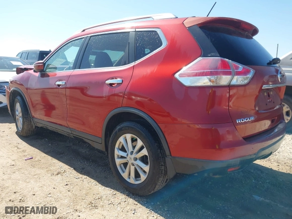 2015 Nissan Rogue S with VIN KNMAT2MT3FP515442, listed as a IAAI auction lot 41856422 with 105,939 mi miles. Bid and sale history available at carsss.com. Image 3.