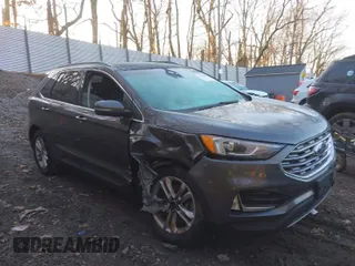 2020 Ford Edge SEL with VIN 2FMPK4J90LBA59285, listed as a IAAI auction lot 41771695 with 60,557 mi miles. Bid and sale history available at carsss.com. Image 1.