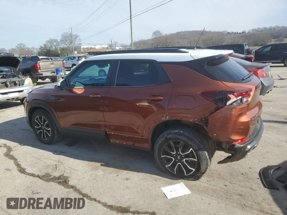 2021 Chevrolet TrailBlazer ACTIV with VIN KL79MVSL3MB073709, listed as a Copart auction lot 87459054 with 61,370 mi miles and Clean Title. Bid and sale history available at DreamBid. Image 2.