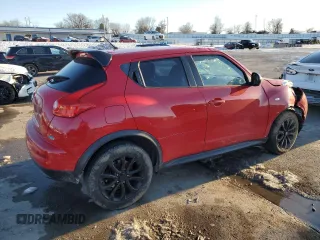 2014 Nissan Juke S with VIN JN8AF5MR3ET358180, listed as a Copart auction lot 88247565 with Not Provided miles and Salvage Title. Bid and sale history available at DreamBid. Image 3.