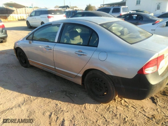 2010 Honda Civic Sdn LX with VIN 2HGFA1F57AH308880, listed as a IAAI auction lot 41893782 with 255,762 mi miles. Bid and sale history available at carsss.com. Image 3.