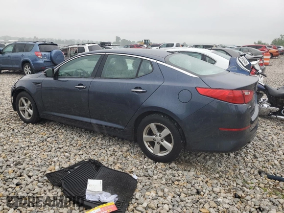 2015 Kia Optima LX with VIN KNAGM4A76F5575203, listed as a Copart auction lot 58827985 with 115,259 mi miles and Clean title. Bid and sale history available at DreamBid. Image 2.