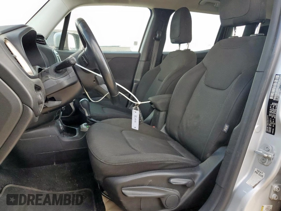 2017 Jeep Renegade Altitude with VIN ZACCJBBB3HPE90038, listed as a Copart auction lot 61364695 with 214,937 mi miles and Salvage title. Bid and sale history available at DreamBid. Image 7.