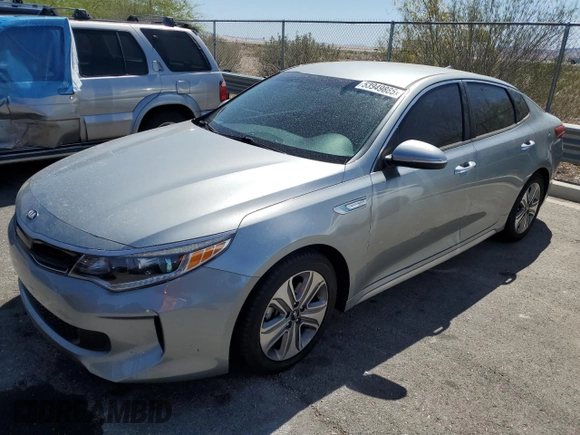 2017 Kia Optima Hybrid EX with VIN KNAGU4LE4H5017493, listed as a Copart auction lot 53949885 with 112,034 mi miles and Clean Title. Bid and sale history available at carsss.com. Image 1.