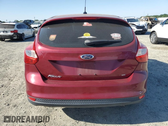 2014 Ford Focus SE with VIN 1FADP3K27EL219529, listed as a Copart auction lot 53718745 with 104,692 mi miles and Salvage Title. Bid and sale history available at carsss.com. Image 6.