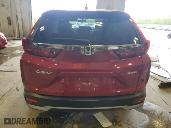 2022 Honda CR-V EX-L with VIN 7FARW2H87NE033070, listed as a Copart auction lot 56532675 with 40,411 mi miles and Salvage title. Bid and sale history available at DreamBid. Image 6.