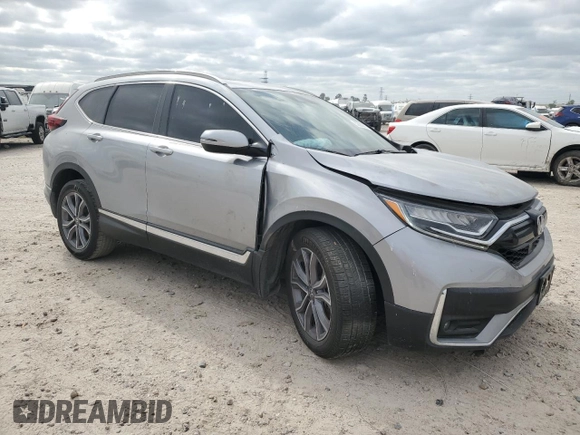 2020 Honda CR-V Touring with VIN 5J6RW1H99LL008397, listed as a Copart auction lot 52683575 with 70,704 mi miles and Salvage Title. Bid and sale history available at carsss.com. Image 4.
